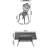 Cast Aluminum 5 Dining In Black. Traditional Craftsmanship, Timeless Design. 100% Aluminum, To Weather Changes. Ergonomic Seating Comfort. Slip Pa66 Nylon Pad. Easy Assembly. Seats 4. Rectangular-678702745