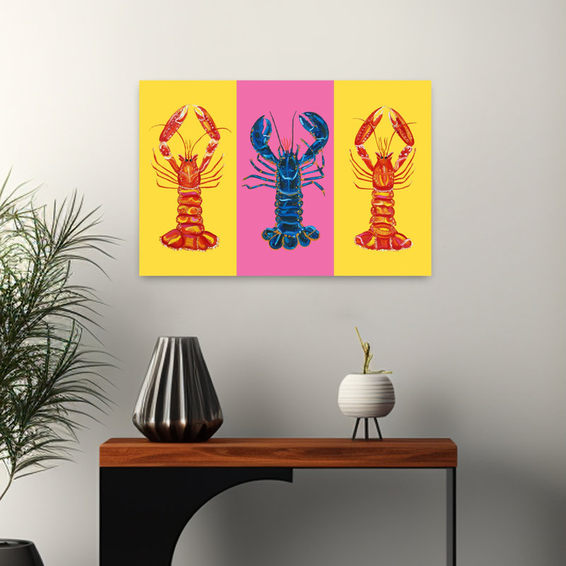 Art contemporain abstrait géométrique coloré, art contemporain, H 16 po x l 24 po