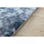 Tapis rectangulaire en fausse fourrure de luxe Lily Chinchilla