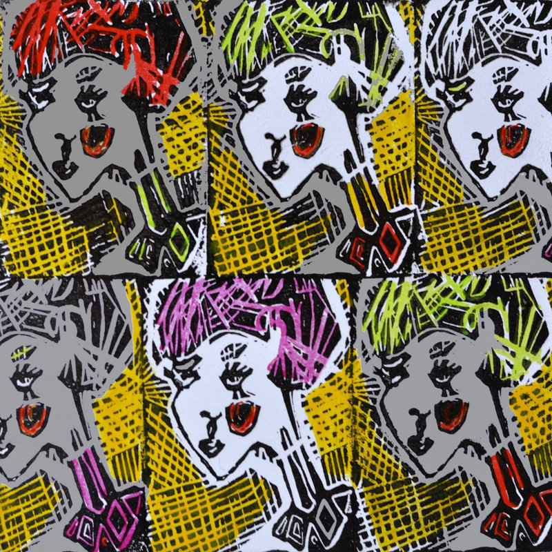 Lana Greben - Wrapped Canvas Painting, 122cm H x 122cm W x 3.81cm D