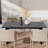 71" 6 People Wood Dining Table