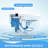Smart Toilet With Auto Open/Close Function, Multiple Wash Modes, Foot Sensor And Led Display - White Modern Ceramic Bathroom Toilet, 27.17 In Depth, 16.16 Width, 17.98 Height, 85.39 Lb Weight Cover,