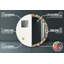 Huldar Glass Flat Wall Mirror