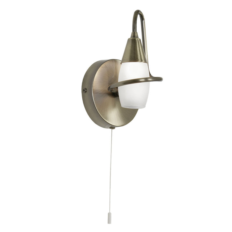 Beldon Armed Sconce, Antique Brass