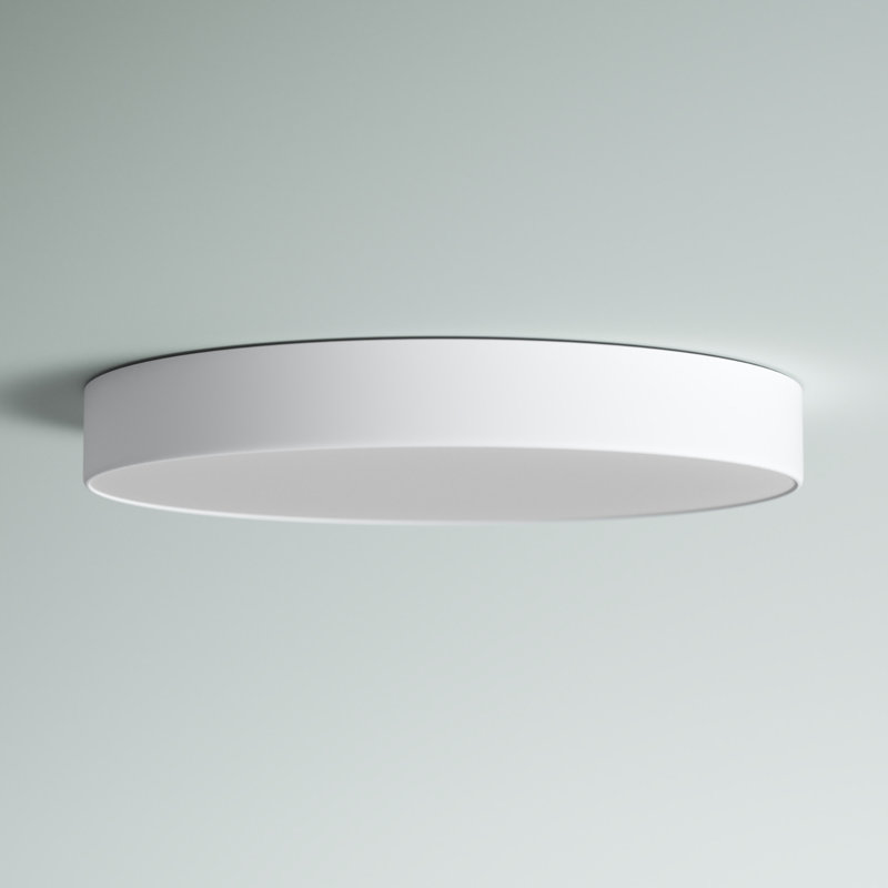 Plafonnier encastré 1 lumière DEL Warrenton, H 0,75 po x l 5 po x L 5 po, Blanc