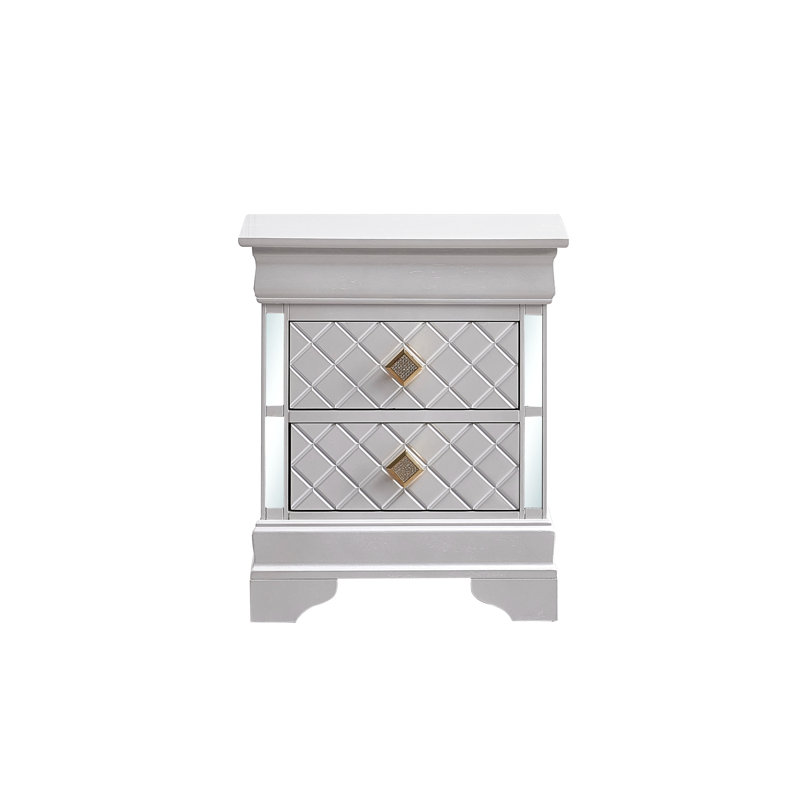 Ermir 5E978CE4B973480AAC24370B60AFAFC8 Nightstand Pearl White
