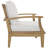 Marina 2 Piece Outdoor Patio Teak Set In Natural White-1979546489