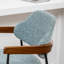 Tabouret de comptoir rembourré avec accoudoirs Devane-123161724