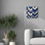 Toile épique Graffiti «Indigo Batik 2» par Wild Apple Portfolio, 18 po x 18 po