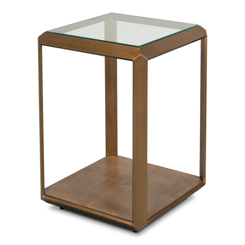 Gilbert Glass Top End Table