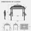 8 pi L 6 pi. D Pavillon de jardin en aluminium-90580270-90580307