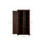 Grande armoire de rangement à porte de grange avec tablettes réglables pour un décor campagnard rustique et une organisation efficace-368083832