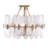 Aurora 4-Light Convertible Semi-Flush Mount Light