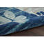Tapis bleu à motif floral Leeming-1606308304