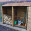 7 Ft. x 3 Ft. Log & Tool Store - Double Bay Multi Storage Unit-36319740