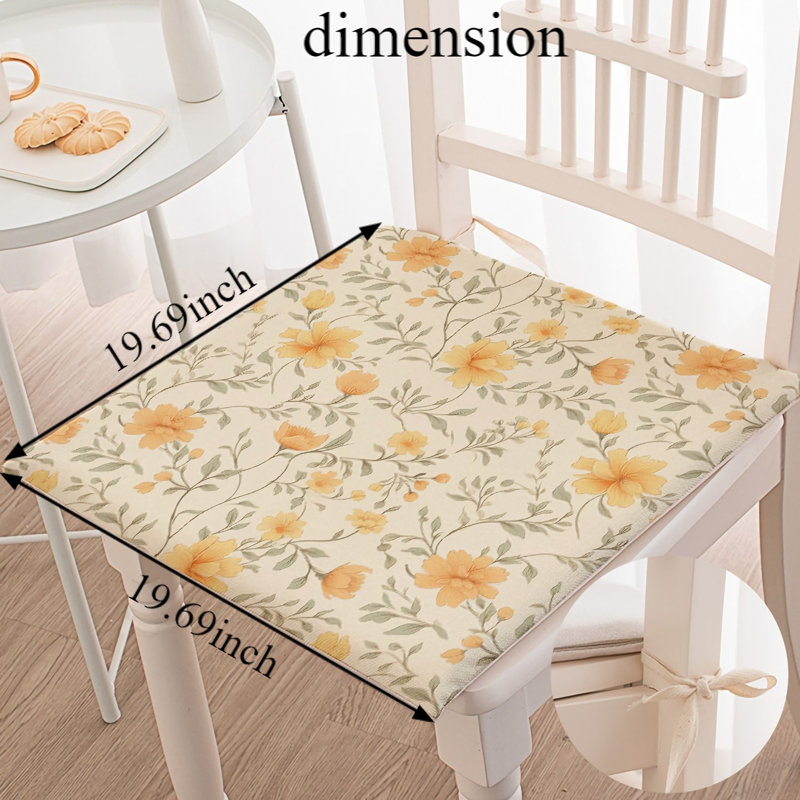 August Grove® - Coussin de chaise, L 19,68 po x P 19,68 po