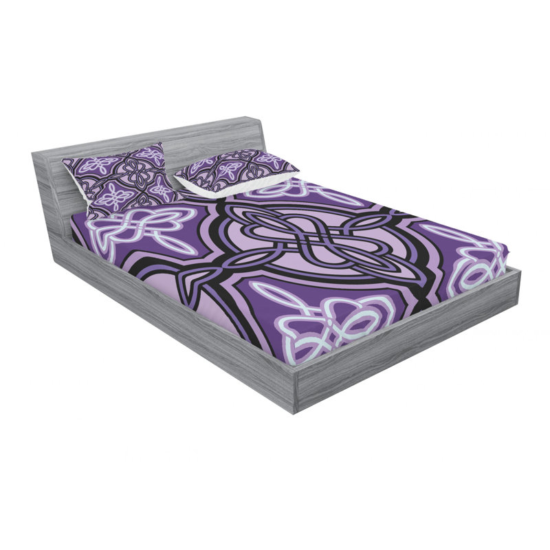 Microfiber Sheet Set, Queen Sheet Set with Fitted Sheet
