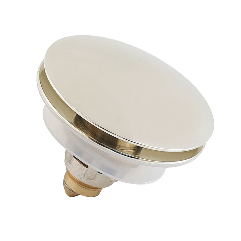 Kingston Brass Trimscape Brass Sink Filter Plug (Umbrella Pop-Up), Polished Nickel