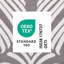 Tapis intérieur / extérieur à feuilles de palmier Tommy Bahama gris foncé / ivoire-703914343