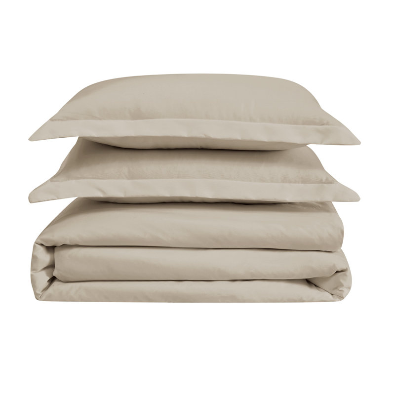 Ensemble de housse de couette en microfibre Cannon Heritage, Housse de couette très grand et 2 taies, Kaki