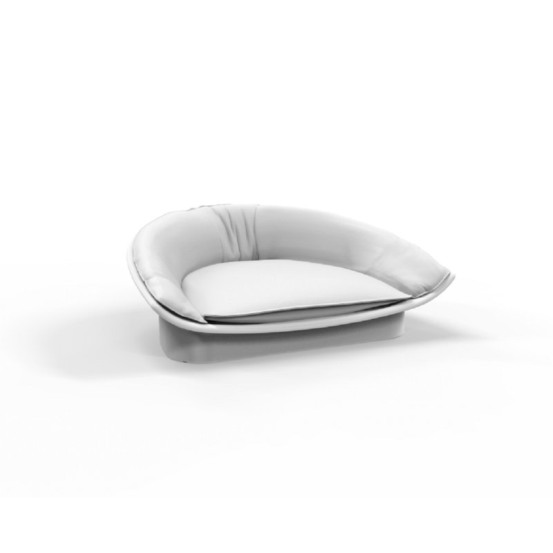 Luna Daybed, White Cushion/White Frame
