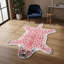 Tapis tissé rose tigré-176015901