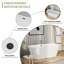 Baignoire de trempage autoportante ovale en acrylique 67 po avec drain escamotable noir mat et trop-plein L 67 po x l 31,5 po-124749564-125397131