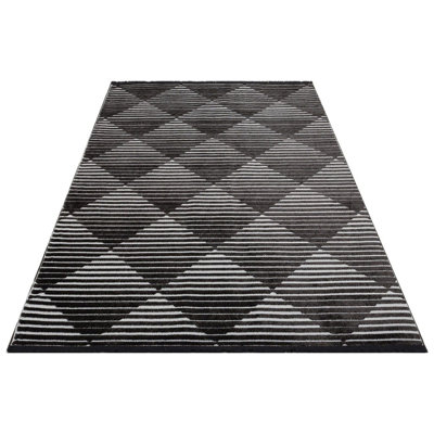 Tiltonsville Geometric Recycled P.E.T Indoor / Outdoor Area Rug