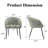 Joshpal Upholstered Accent Chair-832255123-832255122