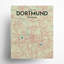 Carte de la ville de Dortmund, impression à Oranje-919597715-919597743