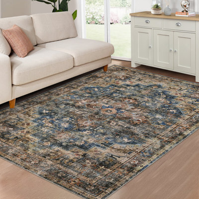 Tapis Thorith avec envers antidérapant