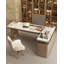 Bureau d'ordinateur en L en pierre frittée Luxury-763860213