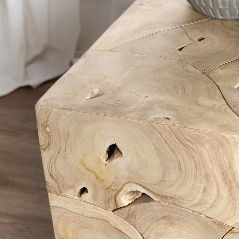 Barron Square Teak Accent_End Table