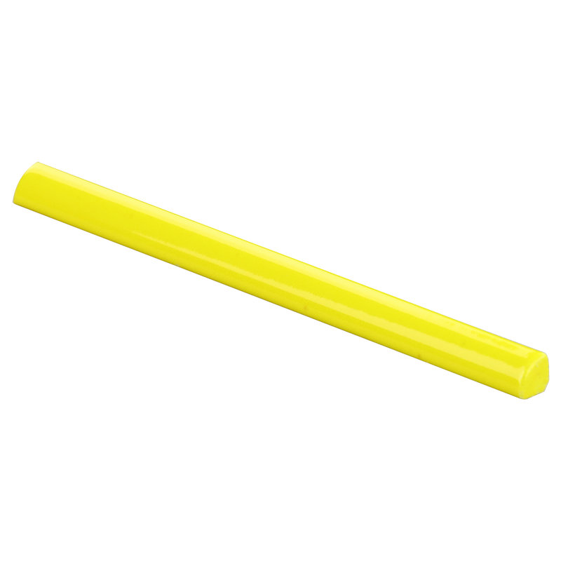 Orion Yellow Glossy Clay Quarter Round Bullnose Tile Trim