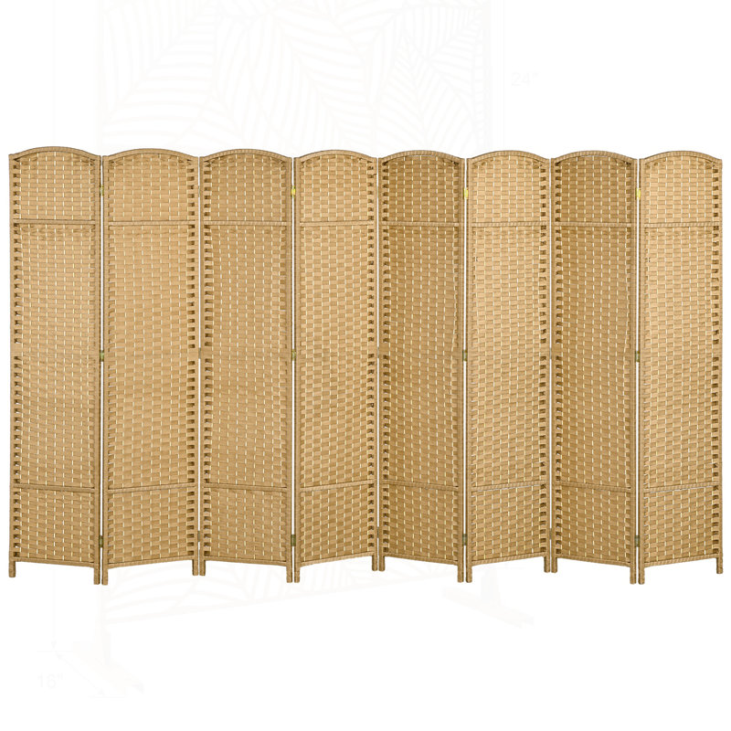 8 Panel Folding Privacy Screen