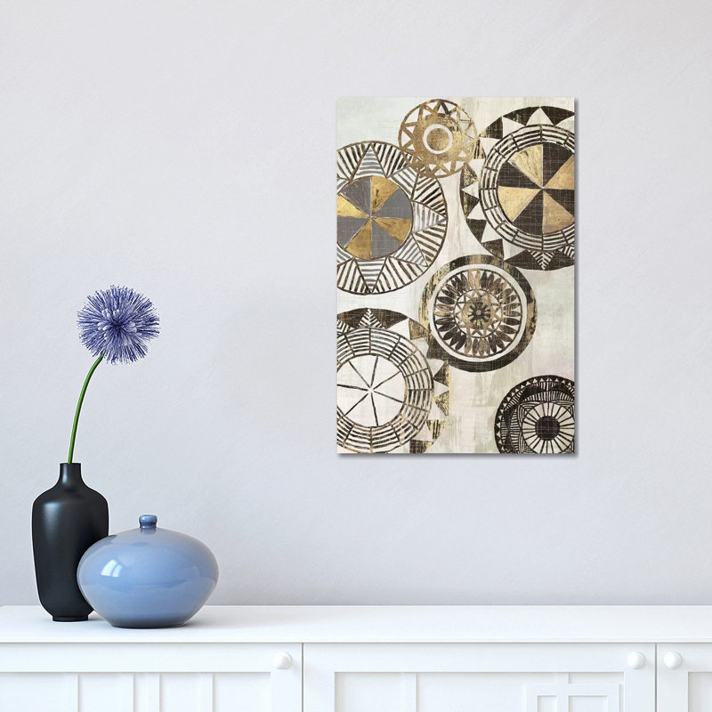 African Rings I 1 Piece Wrapped Canvas Wall Art, 30.48 cm H x 45.72 cm W