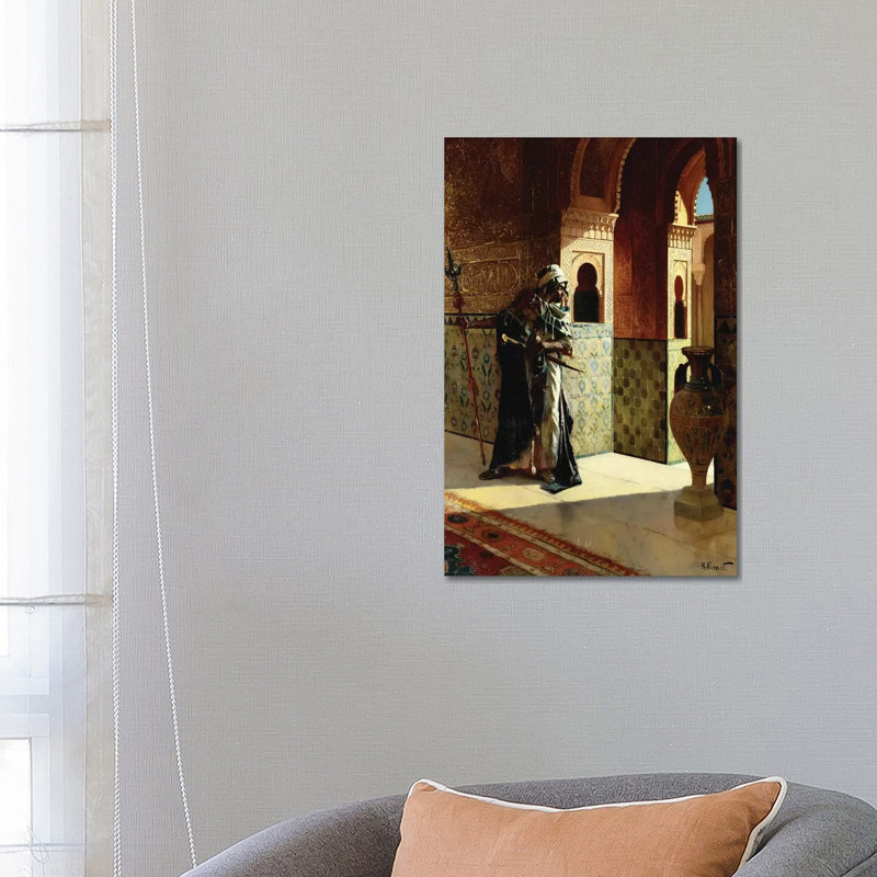 The Moorish Guard, The Alhambra - Wrapped Canvas Print, 66.04 cm H x 45.72 cm W x 1.91 cm D
