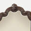 Miroir ornemental en acajou (miroir seulement)