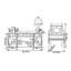 Ensemble de bureau et chaise peint