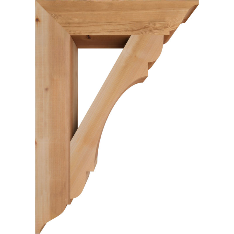 Support olympique traditionnel, H 40 po x l 5,5 po x P 28 po, Cèdre rouge de l'Ouest (lisse)
