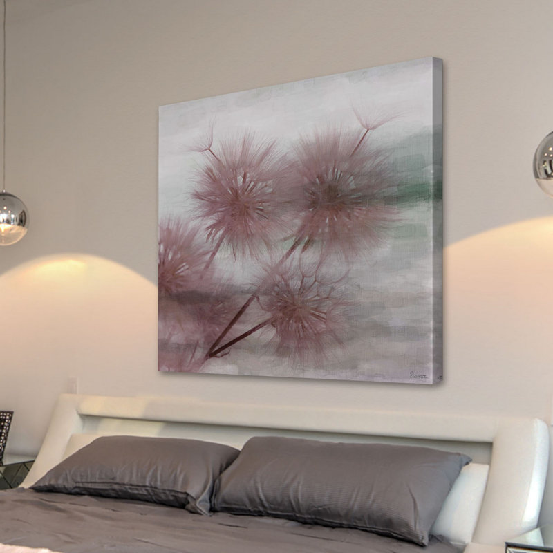 « rose dandy » par parvez taj,, reproduction d’art sur toile tendue, H 18 po x l 18 po x P 1,5 po