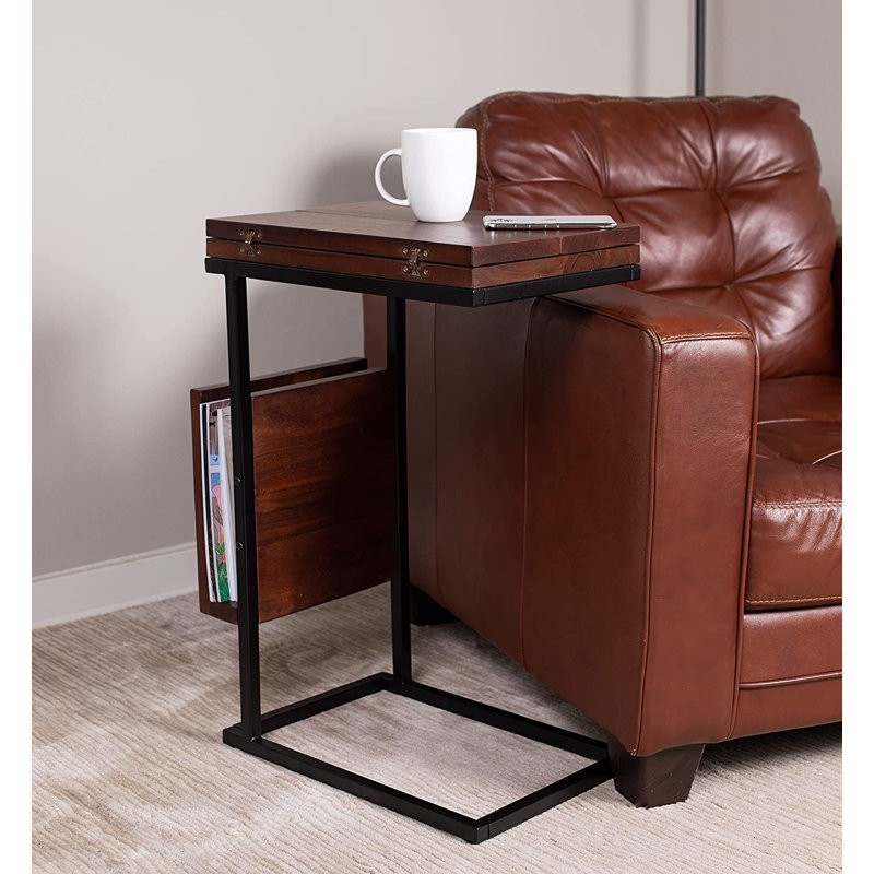 BirdRock Home Expandable C Shaped Tray Table