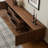 Retro Style TV Stand and Coffee Table Set