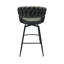 Tabouret de bar pivotant à 360 degrés brun clair, revêtement en cuir technique, pour îlot de cuisine, café, bar, tabourets de 4, rembourré avec restaurant