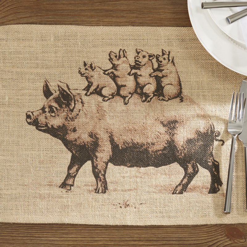 Récapitulatif 19" en toile jute Haugan