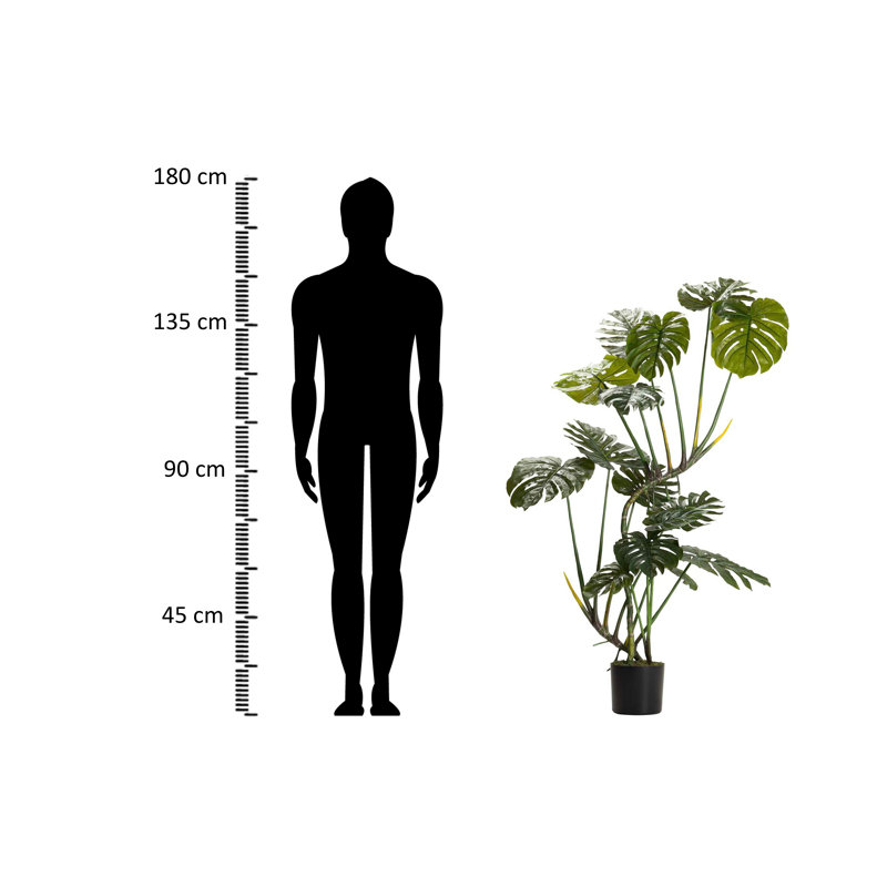155cm Faux Banana Leaf Plant in Pot
