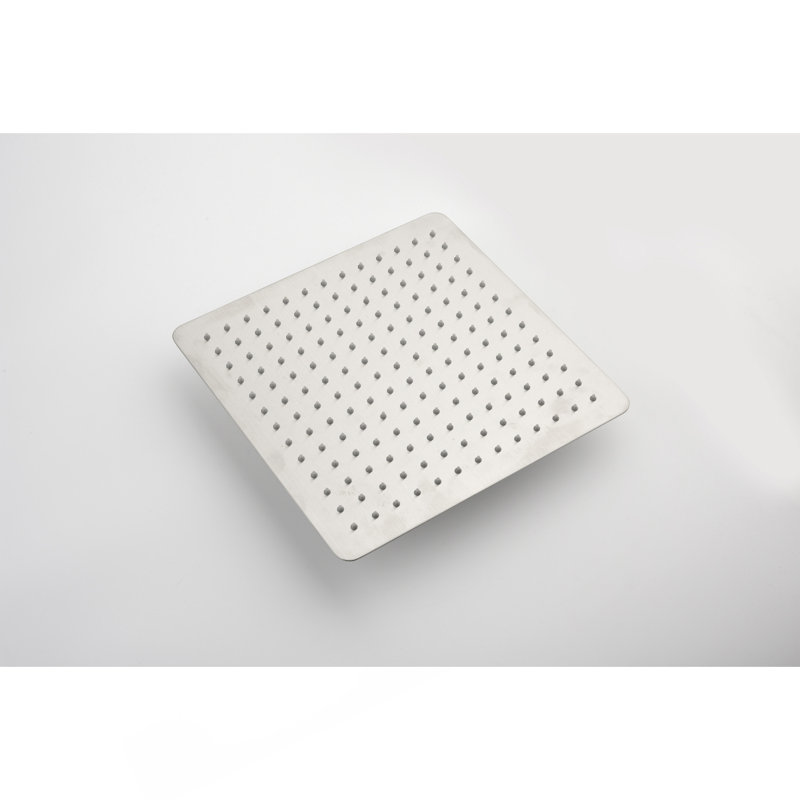 12 Inch Square Rain Shower Head With Handheld Showerhead (Without Control Valve)