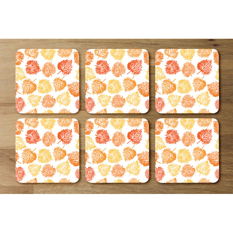 Square 6 Piece Coaster Set