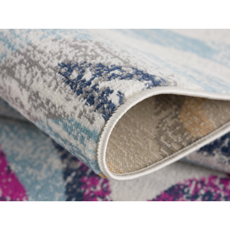 Kymiere Abstract Indoor Rug, Rectangle 2'3" x 3'