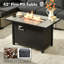 Ensemble de conversation en osier pour 5 personnes avec coussins et repose-pieds Dzion-1346991195